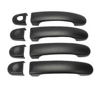 EDAUZVFR Compatible with VW for T6 for Transporter 2015 Onwards for Caddy Van 2004 2005-2015 8 PCS Black Door Handle Cover Automobile Exterior Accessories Exterior Door Handle Cover