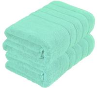 EDB 2X Extra Large 100 Percent Egyptian Combed Cotton Super Jumbo Bath Sheets 600-GSM Big Bath Sheet Towels 100 x 200 cm (Mint)