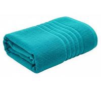 EDB Extra Large Super Jumbo Bath Sheet 100 x 150 cm, 600-GSM Ultra Soft XXL Bath Sheet 100% Egyptian Cotton Big Size Bathroom Shower Large Bath Towel (Teal/Turquoise, 1)