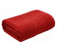 EDB Extra Large Super Jumbo Bath Sheet 100 x 150 cm, 600-GSM Ultra Soft XXL Bath Sheet 100% Egyptian Cotton Big Size Bathroom Shower Large Bath Towel (Red, 1)