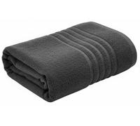 EDB Extra Large XL 100% Cotton Super Soft Terry Toweling Jumbo Bath Sheets (600-GSM) Premium Quality Towels (90x170cm) (Charcoal Grey, 1)