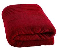 EDB Large Bath Sheet 100 x 200 cm - 600 GSM Super Soft Big Jumbo Bath Sheets Towels 100% Egyptian Cotton XL Body Dry Highly Absorbent Quick Dry Bath Towel (Red)