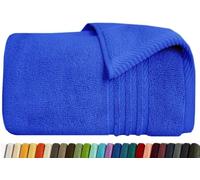 EDB Large Bath Towel 100% Egyptian Cotton Super Soft Jumbo Bath Towels 70cm x 140cm, 500-GSM Highly Absorbent Bathroom Towels (Royal Blue, Bath Towel)