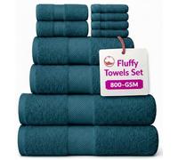 EDB Premium Super Jumbo Extra Large Bath Sheet 100% Egyptian Cotton 800-GSM Soft Towels Highly Absorbent Face Cloth, Hand Towel, Bath Towel Hotel, Gym Quality (1X Bath Towel, Blue Lagoon)