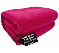 EDB Super Jumbo XXXL Luxury Bath Sheet Huge Massive 150 x 200 cm - Ultra Soft 100% Egyptian Cotton - Highly Absorbent Quick Dry Extra Large Bath Towel Oversized Towels 600-GSM (Pink)