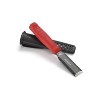 Hultafors Chisel EDC32 (390083) - Scandinavian bevel-edge 32mm, 232mm, Orange with holster