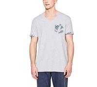 edc by ESPRIT Men’s 057cc2k047 T-Shirt, White, Small