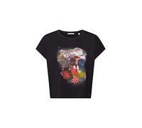 edc by Esprit Women's 092CC1K305 T-Shirt, 001/BLACK, XS