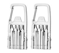 EDC Gadgets Mini Multi Tool, Keychain Screwdriver Tool, Pocket Small Keychain Multitool Screwdriver, Mini Type with 12 Tools