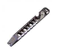 EDC Pry Bar Titanium Alloy Key Ring with Bottle Opener/Quick Cut Function for Outdoor Use