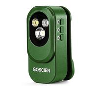 EDC Rechargeable Flashlight Clip-on Light 500 Lumens Clip Light with Three Lighting Solutions USB C Charging Magnetic Flash Lights for Signaling, Cycling, Emergency, Outdoor or Indoor and etc(Green)
