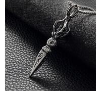 EDC Self defensee Gear TitanIium Steel Necklace Knife Beads Pendant Paracord Outdoor DIY Decorations Outdoor Personal Safety Tool