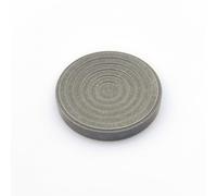 EDC Titanium Contact Coins Fidget Toys, Pocket Skill Toys Lucky Coin Worry Stone, Solid Double Face Concentric-Circles Patterns Coins (Stone wash - Gray)