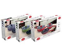Edco Cookeware Set alu 5pcs 4 Ass, Aluminium Multi-Colour, 50 x 9 x 30 cm