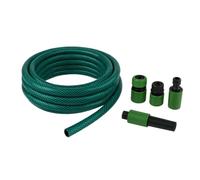 Edco Eindhoven B.V. 8711252271071 Kinzo Set, 30 metres, Water Hose 14 mm (1/2 inch) max. 6 bar-with 3 couplings and 1 Spray Piece-Suitable for Garden sprinklers-Green, One Size