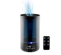 Edco Eindhoven B.V. Grundig HD 1903A Humidifier, Ultrasonic Humidifier, 4.3 Litres, with Timer and Night Light, with Remote Control, Black