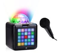 Edco Eindhoven B.V. Portable Bluetooth Karaoke Speaker with Microphone and LED Lights for Parties and Karaoke