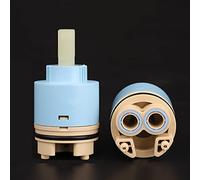 EDCWDTYYEC Faucet fittings Mix Tap Inner Cartridge Replacement, Spare Valves Cartridges, Tap Cartridge 40mm, Water Ceramic Disc Cartridge Valve for Single Lever Monobloc Bathroom Or Kitchen Mixer Taps
