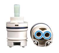 EDCWDTYYEC Faucet fittings Mix Tap Inner Cartridge Replacement, Spare Valves Cartridges, Tap Cartridge 40mm, Water Ceramic Disc Cartridge Valve for Single Lever Monobloc Bathroom Or Kitchen Mixer Taps