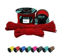 EdcX 2 mm Nylon Paracord 275 (15, 30, 50 and 100 m)- 100% Nylon rope, 3-Strand cord, Nylon cord 2 mm in Many Colours