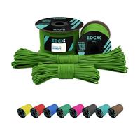 EdcX 2 mm Nylon Paracord 275 (15, 30, 50 and 100 m)- 100% Nylon rope, 3-Strand cord, Nylon cord 2 mm in Many Colours (Green Golf, 50 m)