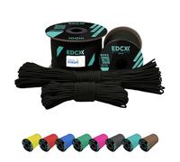 EdcX 2 mm Nylon Paracord 275 (15, 30, 50 and 100 m)- 100% Nylon rope, 3-Strand cord, Nylon cord 2 mm in Many Colours (Army Green, 50 m)
