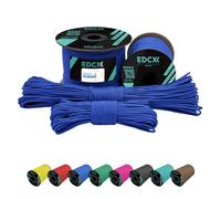 EdcX 2 mm Nylon Paracord 275 (15, 30, 50 and 100 m)- 100% Nylon rope, 3-Strand cord, Nylon cord 2 mm in Many Colours (Royal Blue, 15 m)