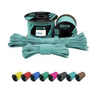 EdcX 2 mm Nylon Paracord 275 (15, 30, 50 and 100 m)- 100% Nylon rope, 3-Strand cord, Nylon cord 2 mm in Many Colours (Skylight, 50 m)