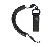 EdcX Paracord Nylon Tactical Lanyard, spiral cable, elastic key pendant made of Paracord, 4 types of fastening to choose from