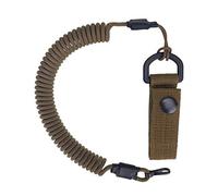 EdcX Paracord Nylon Tactical Lanyard, spiral cable, elastic key pendant made of Paracord, 4 types of fastening to choose from