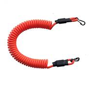 EdcX Paracord Nylon Tactical Lanyard, spiral cable, elastic key pendant made of Paracord, 4 types of fastening to choose from