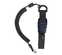 EdcX Paracord Nylon Tactical Lanyard, spiral cable, elastic key pendant made of Paracord, 4 types of fastening to choose from