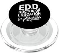 EdD Doctor of Education Humor for Doctoral Degree PopSockets PopGrip for MagSafe