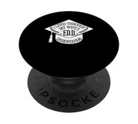 EdD Husband Funny Doctor of Education Dissertation Humor PopSockets Adhesive PopGrip