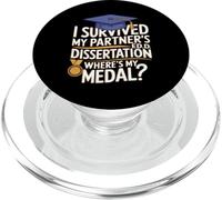 EdD Husband Wife Doctor of Education Dissertation Humor PopSockets PopGrip for MagSafe