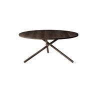 Edda Coffee Table Ø105 Dark Oak