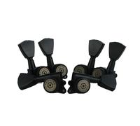 Eddaray Guitar Locking Tuners (3R + 3L) - Lock String Tuning Key Pegs Machine Heads with Tulip Shaped Knob Replacement Guitar Accessories (E-104SP, Black)