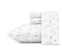 Eddie Bauer Animal Tracks Sheet Set, Twin, Grey