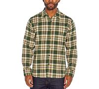 Eddie Bauer Bristol Men's Flannel Shirt - Bayleaf Plaid Small