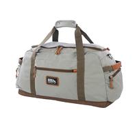 Eddie Bauer Bygone 45L Midsize Duffel Made from Rugged Polyester/Nylon with U-Shaped Main Compartment, Heather Grey, One Size, Heather Grey, One Size
