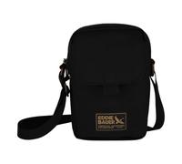 Eddie Bauer Unisex's Bygone Mini Nylon Crossbody Bag | Everyday Carry | Travel | Vacation | Small | Shoulder Strap | Lightweight, Black, One Size