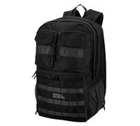 Eddie Bauer Cargo Backpack 30L Access Computer Sleeve and Dual Mesh Side Pockets, Black