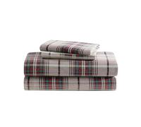 Eddie Bauer Warm Breathable Cotton Flannel Bedding with Deep Pockets, Brushed for Extra Softness, Cozy Home Decor, Oeko-Tex Certified, Montlake Plaid, Full