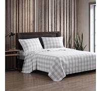 Eddie Bauer - Full Sheets, Cotton Flannel Bedding Set, Brushed for Extra Softness, Cozy Home Decor (Lakehouse Plaid, Full)