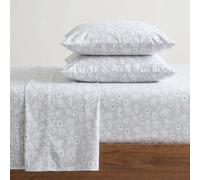 Eddie Bauer - Full Sheets, Cotton Flannel Bedding Set, Brushed for Extra Softness, Cozy Home Decor, Oeko-Tex Certified (Explorer Bears Grey, Full)