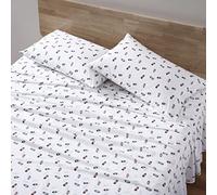 Eddie Bauer - Full Sheets, Cotton Percale Bedding Set, Crisp & Cool Home Decor (Explore Lantern White, Full)