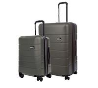 Eddie Bauer Glacier Carry-On 22" and Checked 30" Luggage | Hardside | Spinner Wheels | Expandable | Lightweight | Durable | Travel Essentials, Sprig, 2-Piece Luggage Set, Glacier Luggage | Hardside |