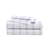 Eddie Bauer Home - Flannel Collection Cotton Bedding Sheet Set, Pre-Shrunk & Brushed For Extra Softness, Comfort, and Cozy Feel, Queen, Westridge Plaid