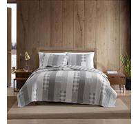 Eddie Bauer King, Cotton, Grey/Ivory