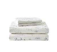 Eddie Bauer - King Sheet Set, Warm Breathable Cotton Flannel Bedding with Deep Pockets, Brushed for Extra Softness, Cozy Home Decor, Oeko-Tex Certified (Geese Meadows, King)